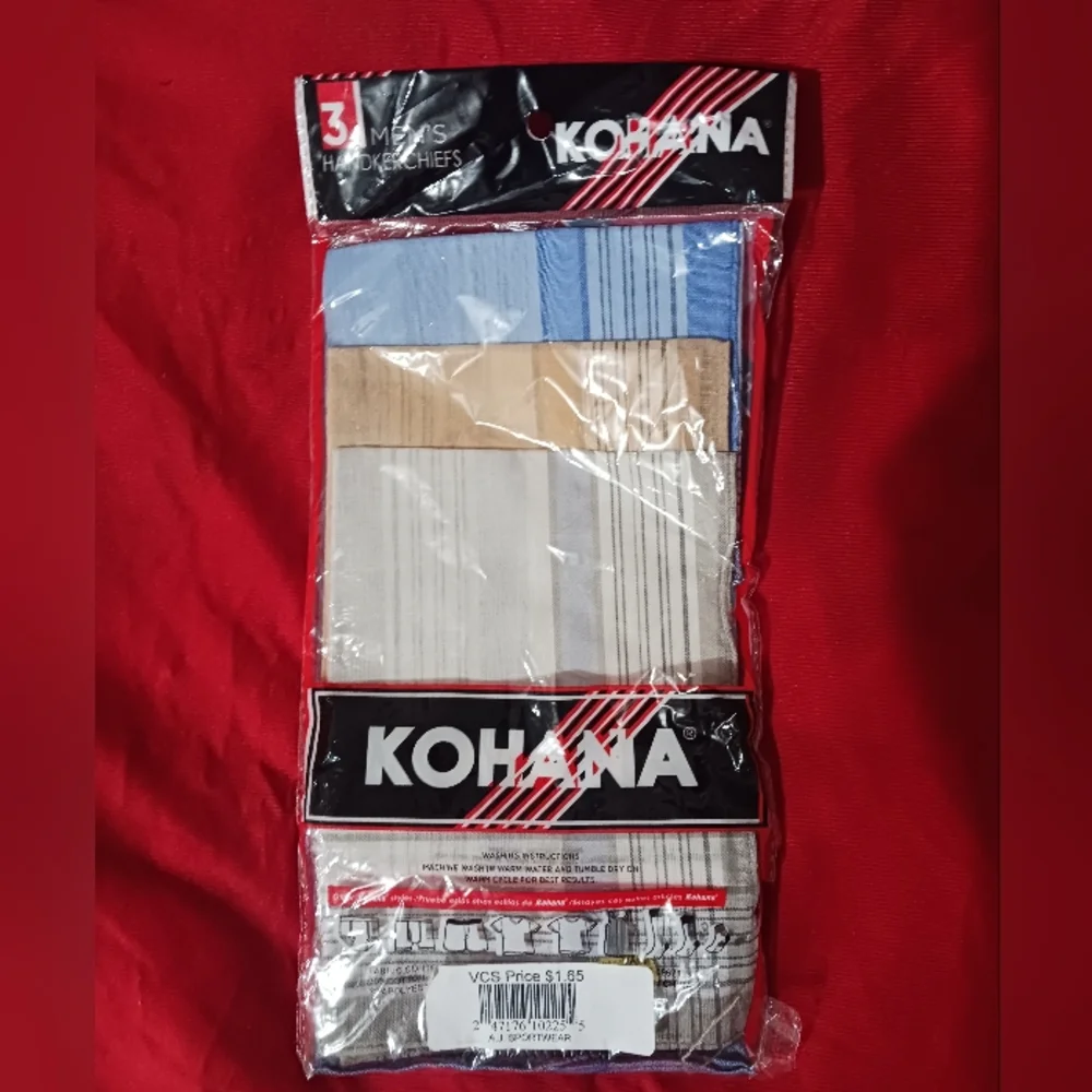 NEW Kohana 3 Men handkerchiefs - Picture 4 of 4